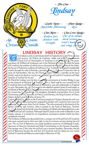 Lindsay Scottish Clan History