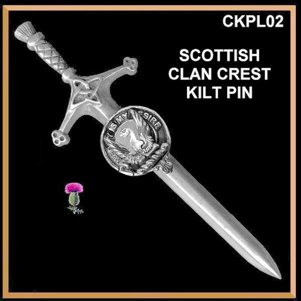 Wishart Clan Crest Kilt Pin, Scottish Pin ~ CKP02
