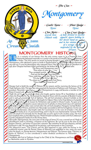 Montgomery Scottish Clan History