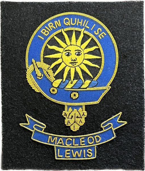 MacLeod (Lewis) Scottish Clan Embroidered Crest