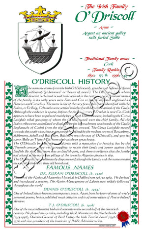 O'Driscoll Irish Family History