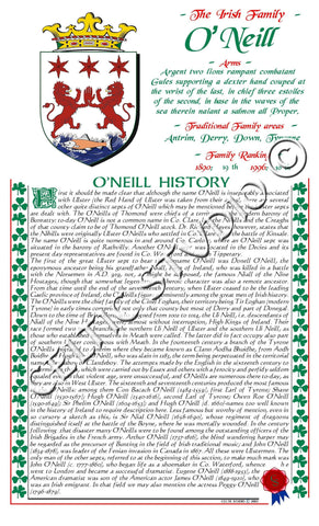 O'Neill Irish Family History