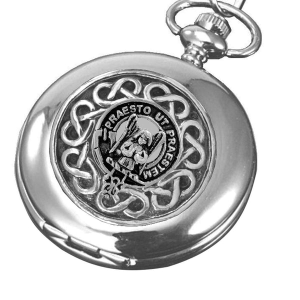 Preston Scottish Clan Crest Pocket Watch
