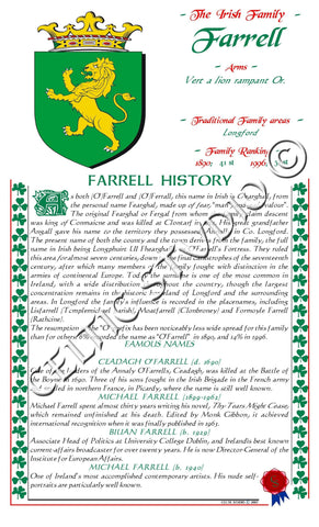 O'Farrell Irish Family History