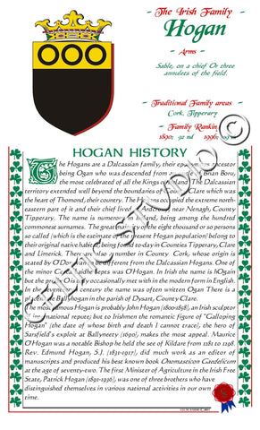 Hogan Irish Family History