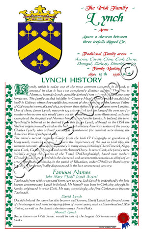 Lynch Irish Family History