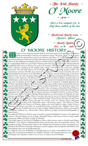 O'Moore Irish Family History