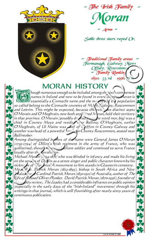 Moran Irish Family History