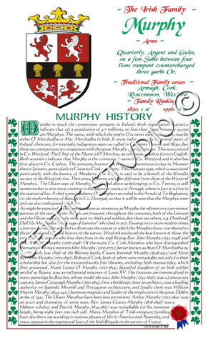 Murphy Irish Family History