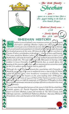Sheehan Irish Family History