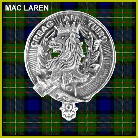MacLaren Clan Crest Scottish Cap Badge CB02