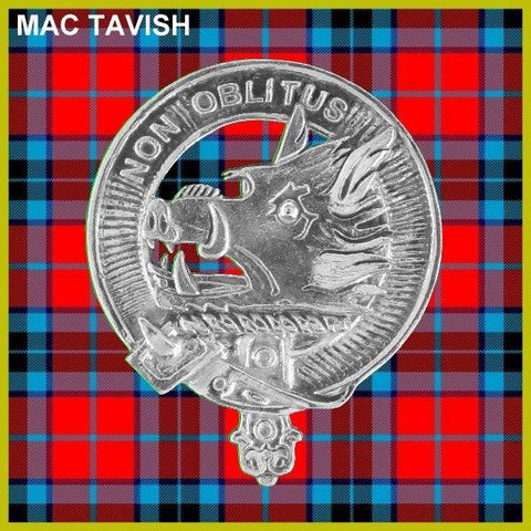 MacTavish Clan Crest Scottish Cap Badge CB02
