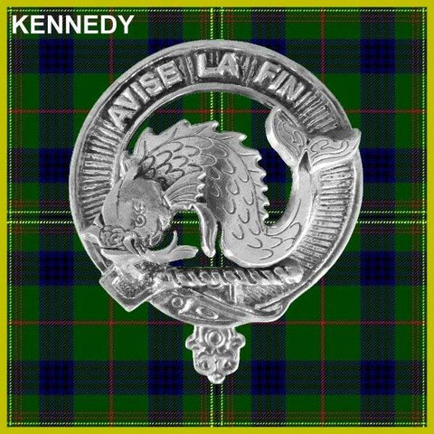 Kennedy Clan Crest Scottish Cap Badge CB02
