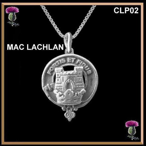 MacLachlan  Clan Crest Scottish Pendant CLP02