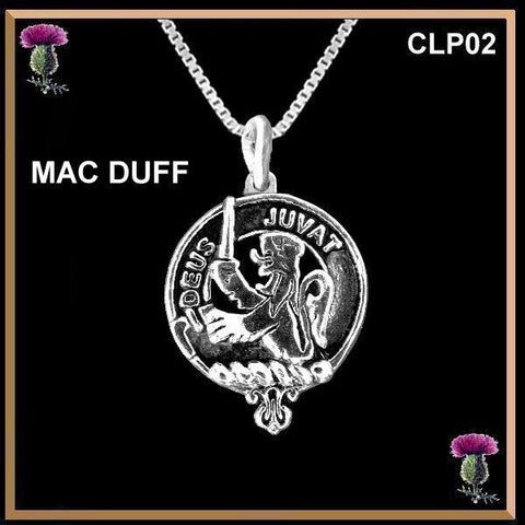 MacDuff Clan Crest Scottish Pendant  CLP02