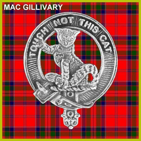 MacGillivray Clan Crest Scottish Cap Badge CB02