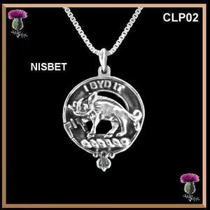 Nisbet  Clan Crest Scottish Pendant CLP02