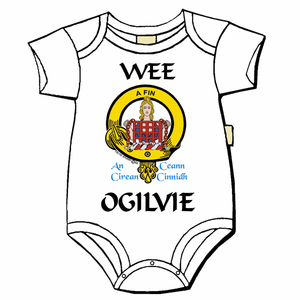 Ogilvie Scottish Clan Crest Baby Jumper