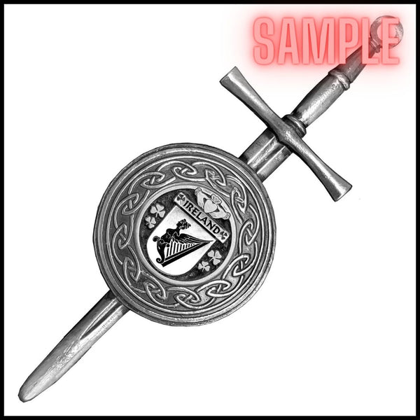 Jones Dirk Coat of Arms Shield Kilt Pin