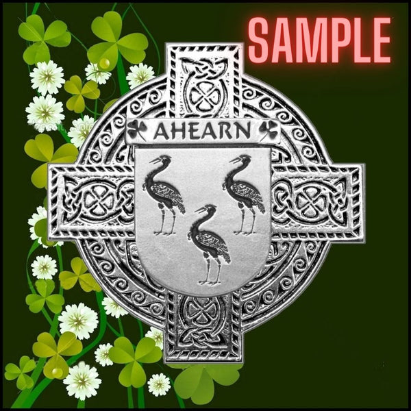 Walker Irish Celtic Cross Badge 8 oz. Flask Green, Black or Stainless