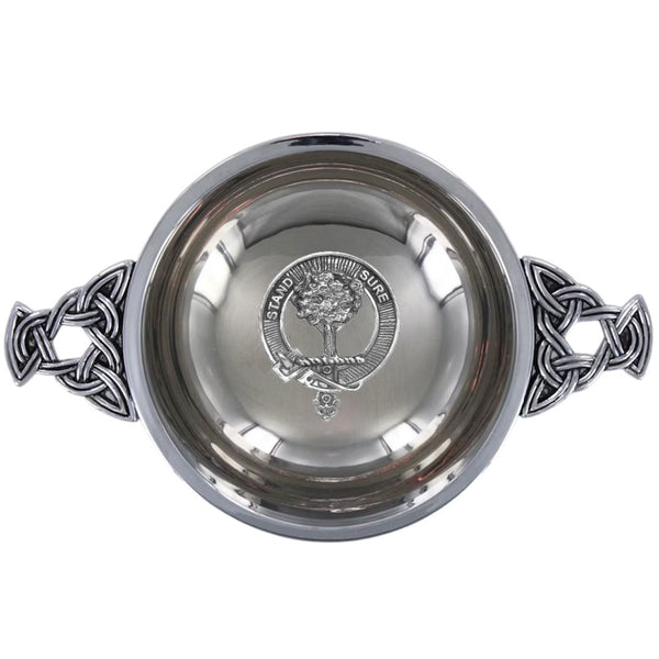 Clan Anderson Scottish clan crest quaich