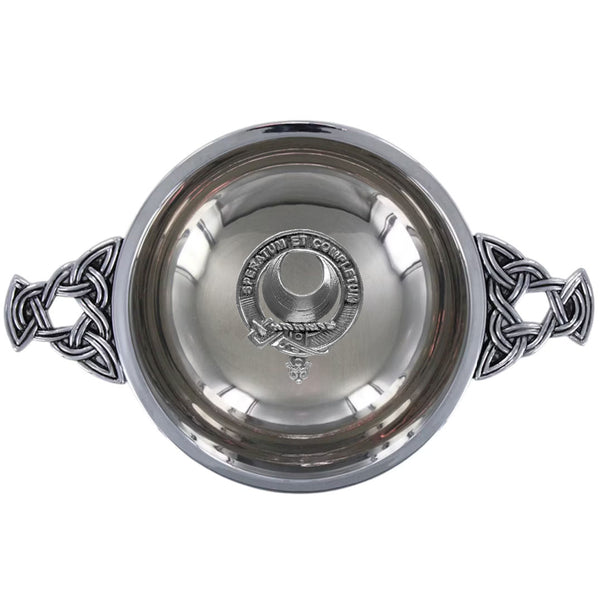 Clan Arnott Scottish clan crest quaich
