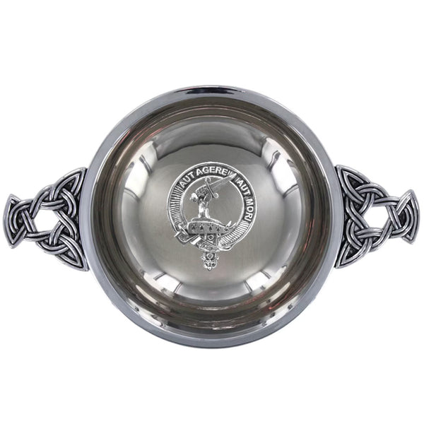 Clan Barclay Scottish clan crest quaich