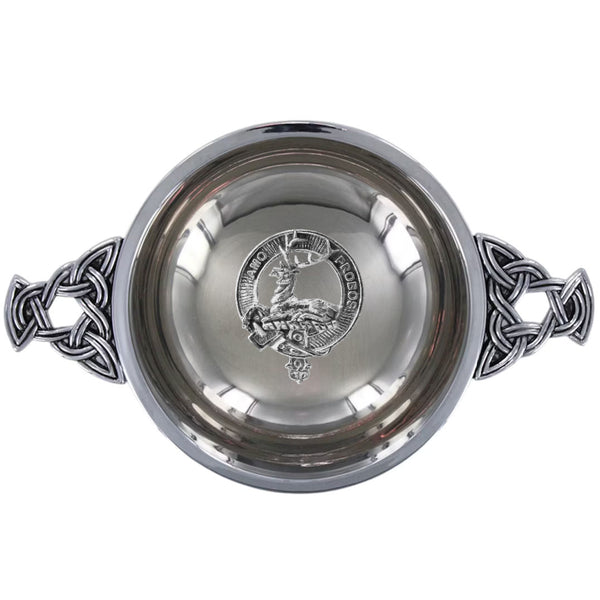 Clan Blair Scottish clan crest quaich