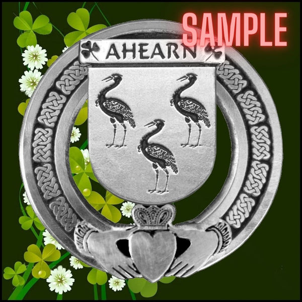 Sammons Irish Claddagh Coat of Arms Badge