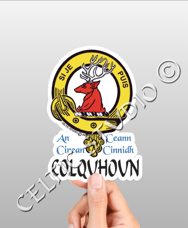 Colquhoun Scottish sold Clan Crest Badge Tankard