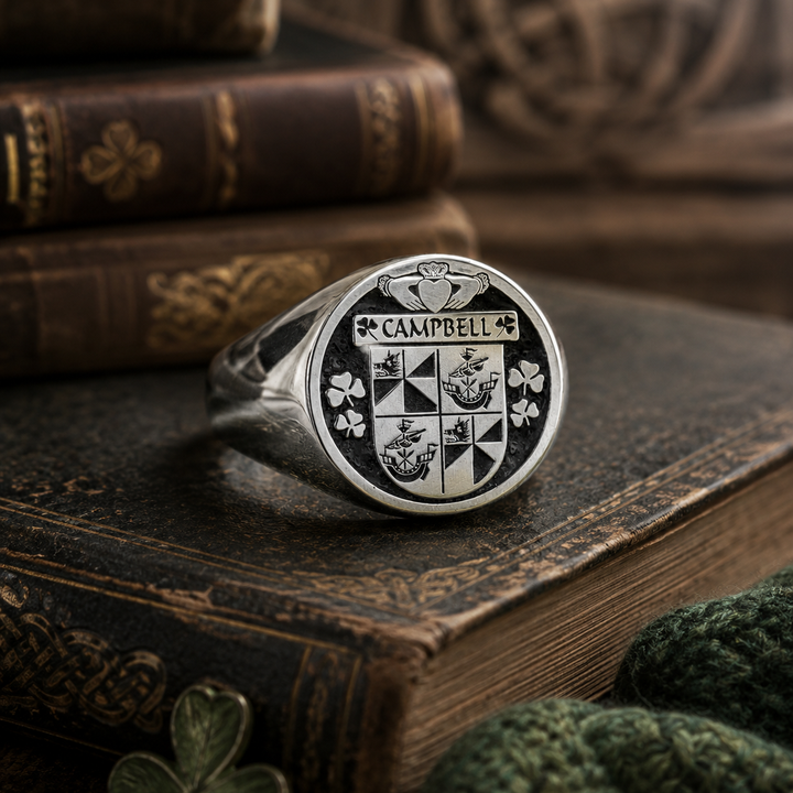 Irish Coat of Arms Ring