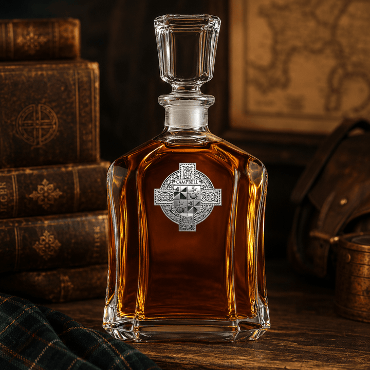 Irish Coat of Arms Decanter