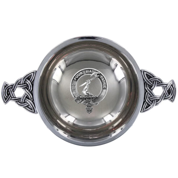 Clan Cooper Scottish clan crest quaich