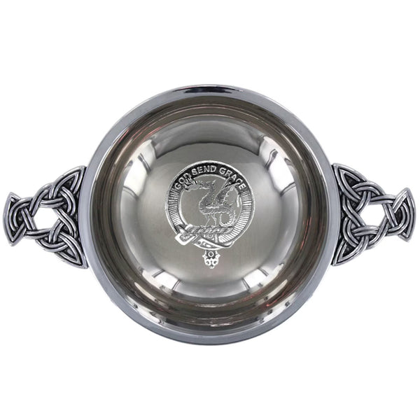 Clan Crichton Scottish clan crest quaich