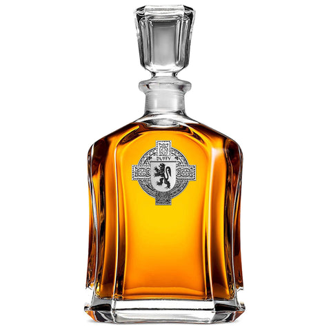 Duffy Irish Dublin Coat of Arms Badge Decanter