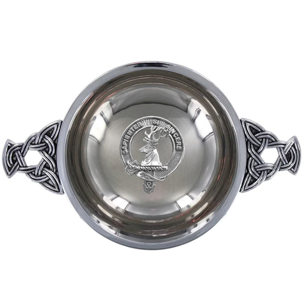 Clan Davidson Scottish clan crest quaich
