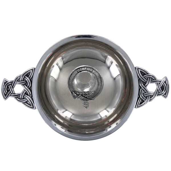 Clan Durie Scottish clan crest quaich
