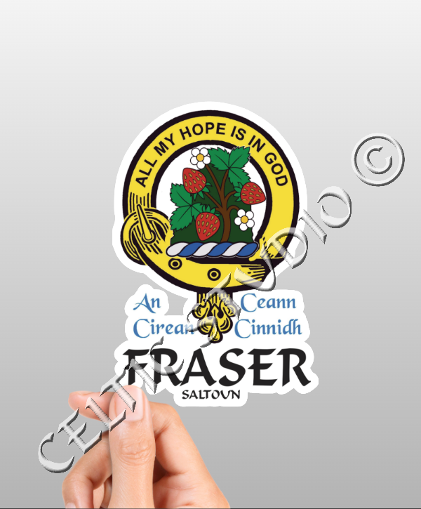 Fraser Saltoun Scottish Clan Crest Badge good Tankard