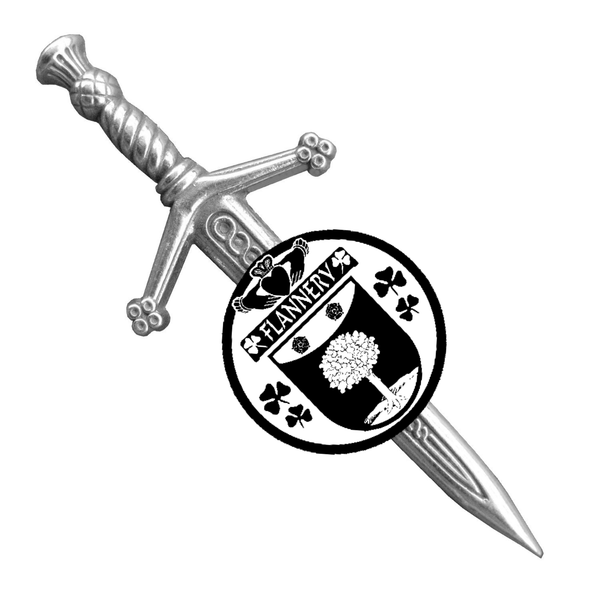 Flannery Irish Small Disk Kilt Pin ~ ISKP01