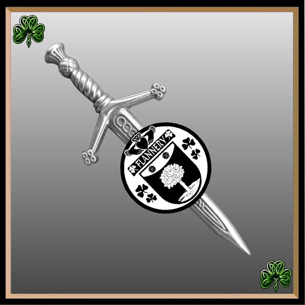 Flannery Irish Small Disk Kilt Pin ~ ISKP01