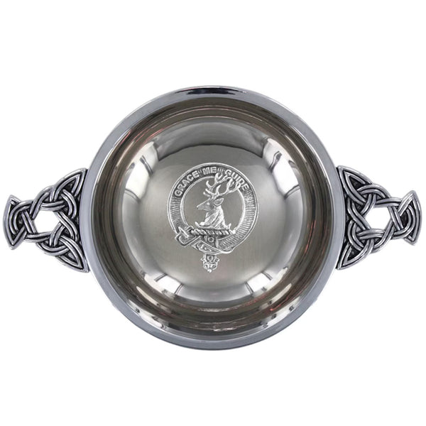 Clan Forbes Scottish clan crest quaich