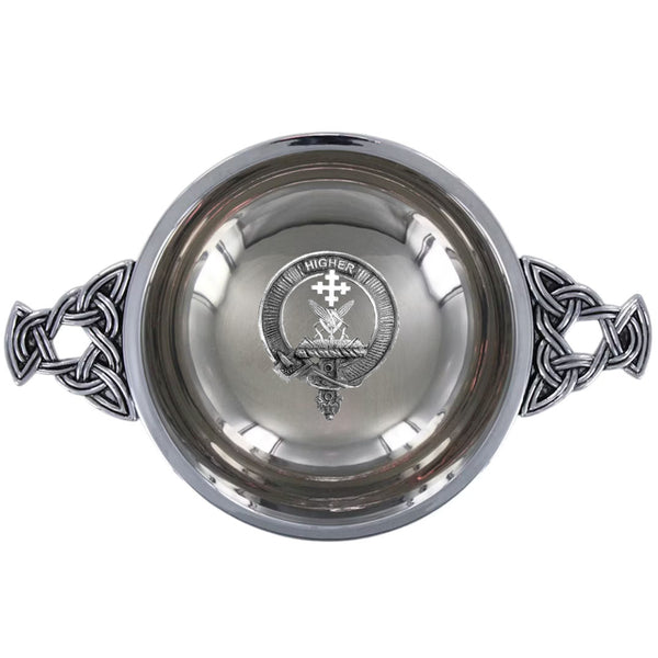 Clan Galloway Scottish clan crest quaich