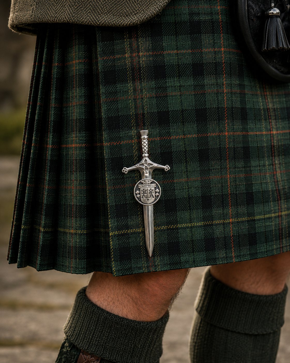 Irish Coat of Arms Kilt Pin
