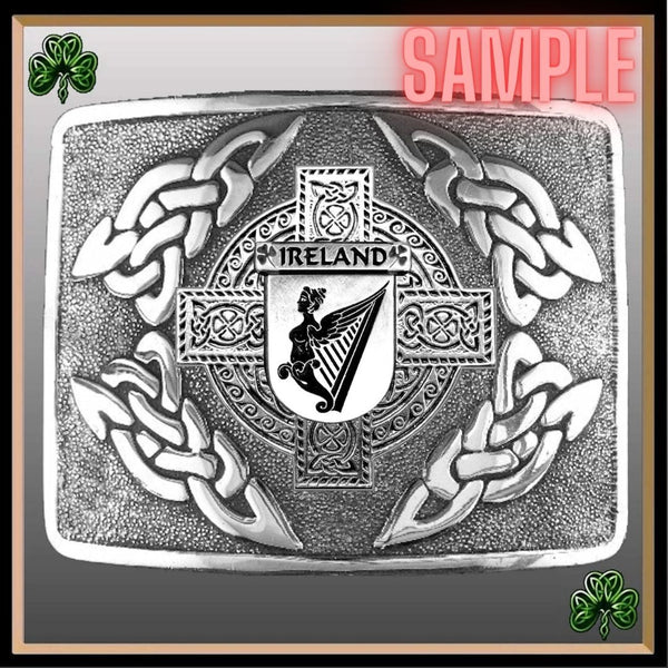 Davis Coat of Arms Interlace Kilt Buckle