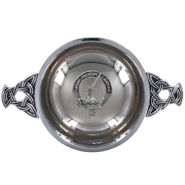 Clan Lumsden Scottish clan crest quaich