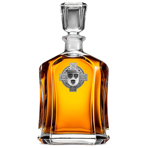 Magee Irish Dublin Coat of Arms Badge Decanter
