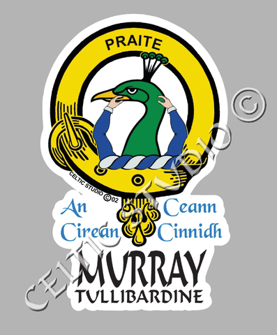 Murray (Tullibardine) Clan Crest Decal | Custom Scottish Heritage Car & Laptop Stickers