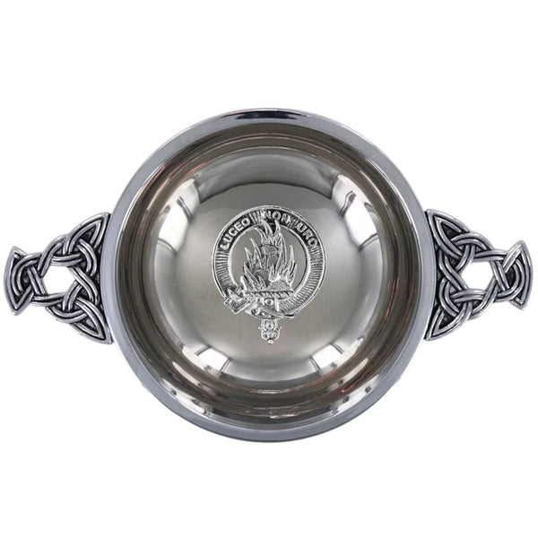 Clan Mackenzie Scottish clan crest quaich