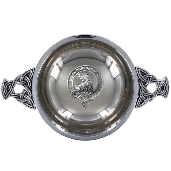 Clan Macnicol Scottish clan crest quaich