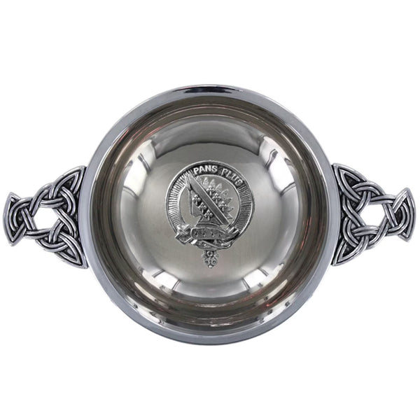 Clan Marr Scottish clan crest quaich